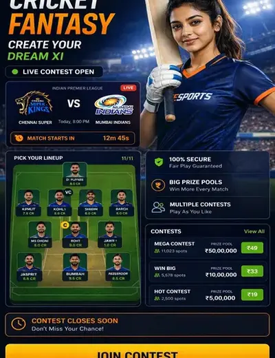 TotoroRing (spin wheel real cash india) fantasy cricket & matchday visual 3